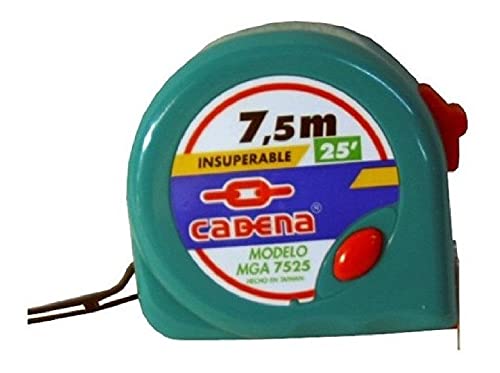 FLEXOMETRO 7.5 MTR VERDE AQUA